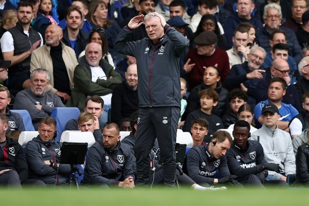 Moyes is out of contract once the current campaign concludes. AFP