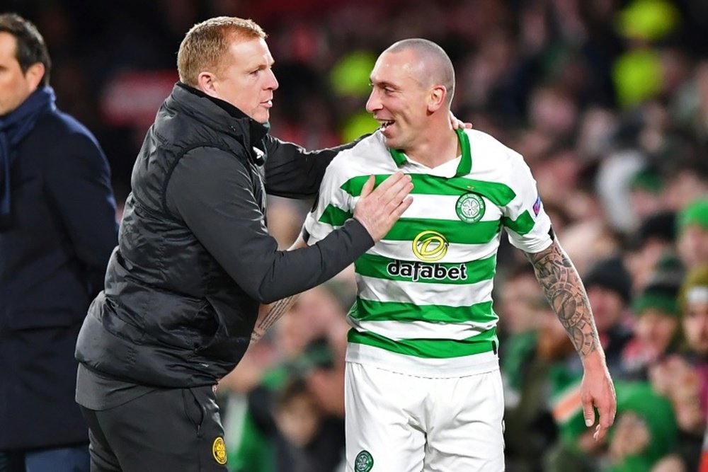 Celtic match historic feats of nine in a row. AFP