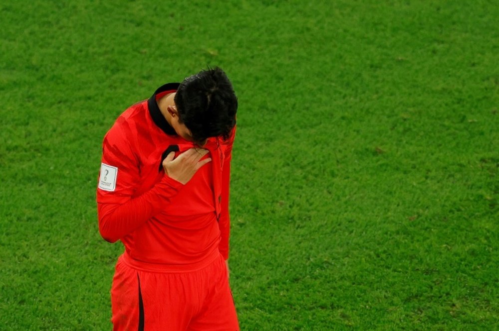 Son's side are on the brink of elimination. AFP