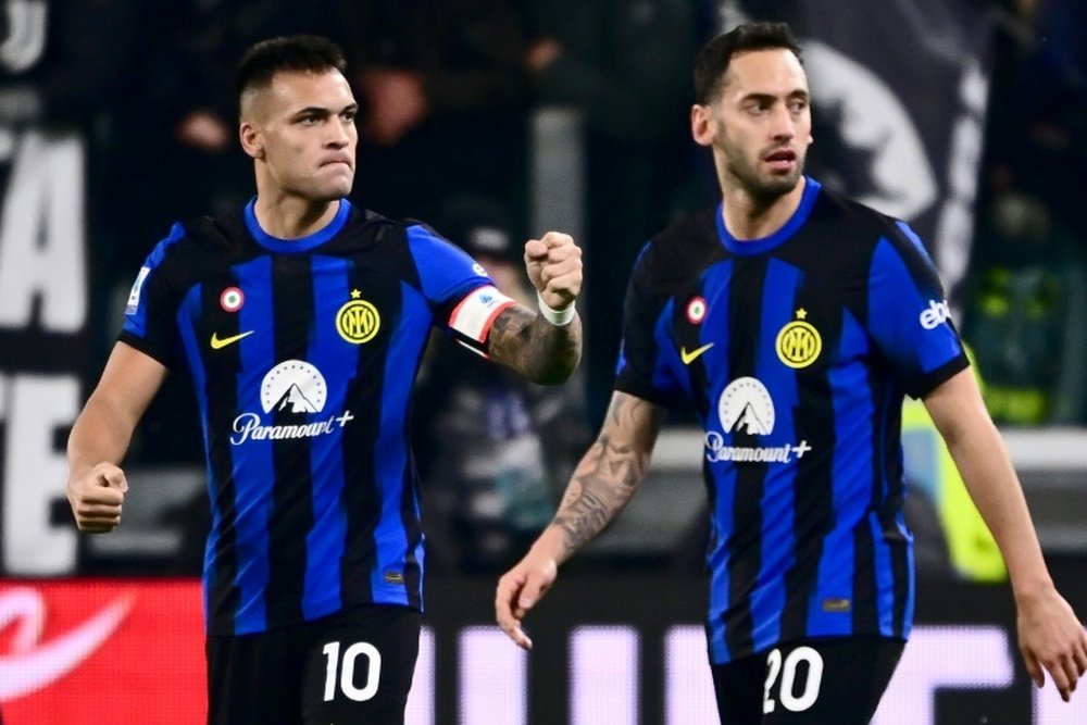 Lautaro Martinez scored his 15th goal in all competitions this season. AFP