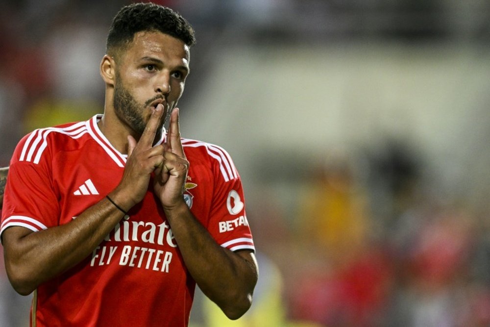 Goncalo Ramos has joined PSG from Benfica on an initial loan deal. AFP