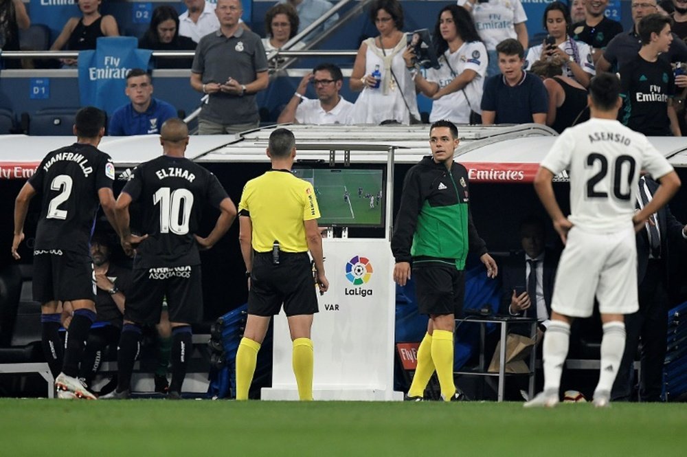 Real Madrid have been involved in a series of high-profile video reviews. AFP