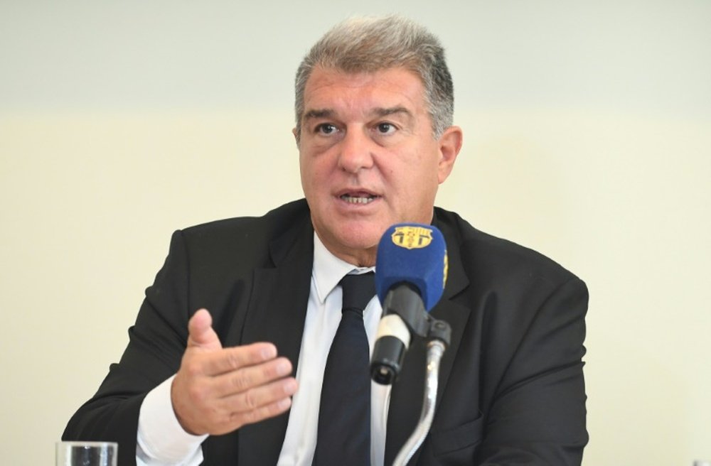 Laporta positive about Super League. AFP