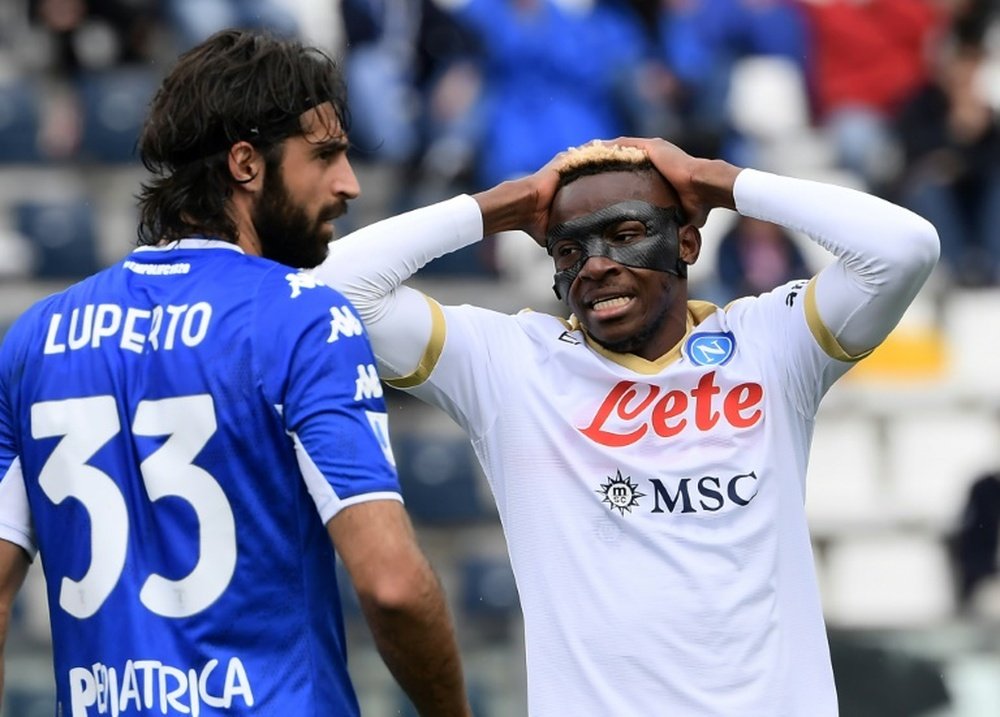 Napoli beaten by Empoli. AFP