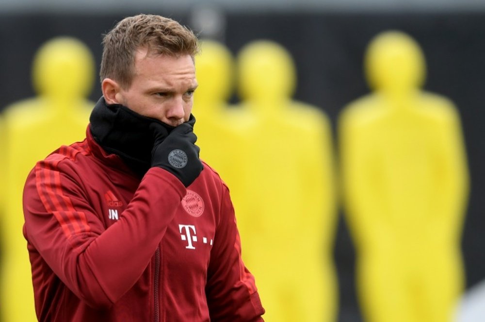 Julian Nagelsmann has tested positive for Covid-19. AFP
