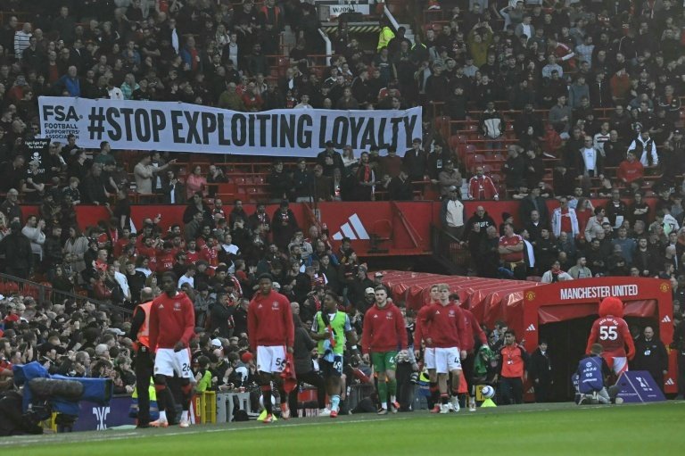 Man United have increased season tickets prices by five percent. AFP