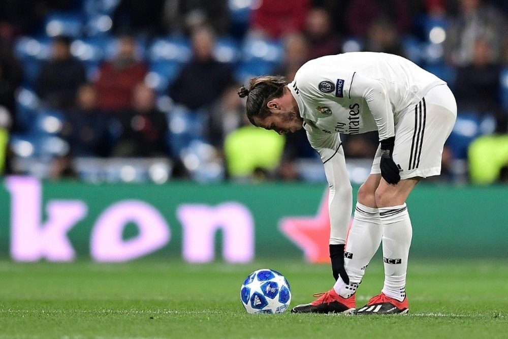 Bale is out. AFP