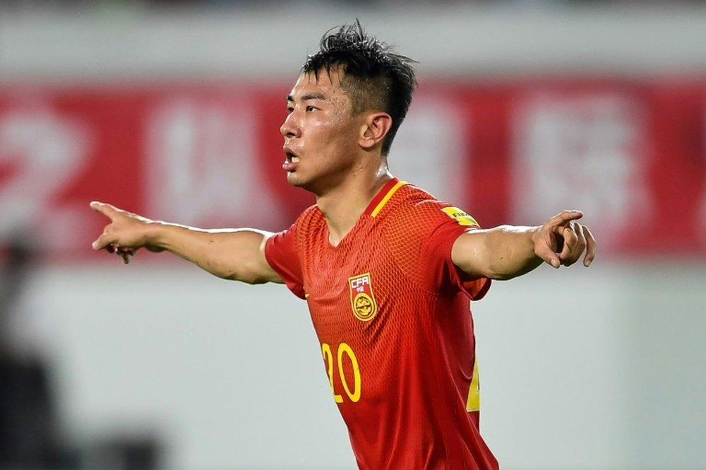 Yu Hanchao has been sacked by Guangzhou Evergrande. AFP