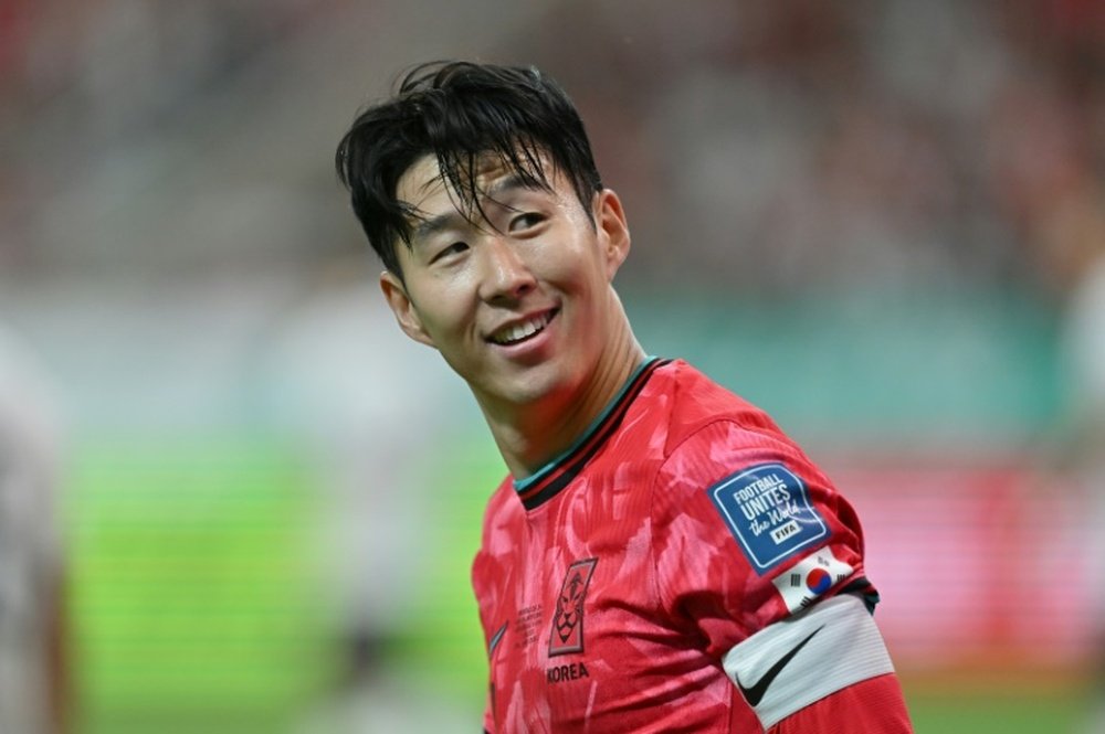 Son Heung-min is South Korea's skipper and talisman. AFP