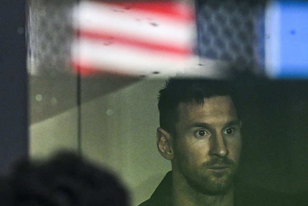 Messi was ruled out of Inter Miamis squad for their US Open Cup final. AFP