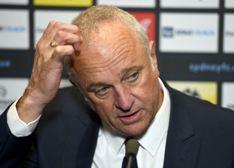 Graham Arnold left self-isolation illegally. AFP