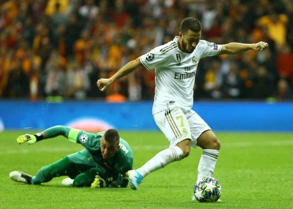 Hazard pulls strings as Real Madrid edge Galatasaray. AFP