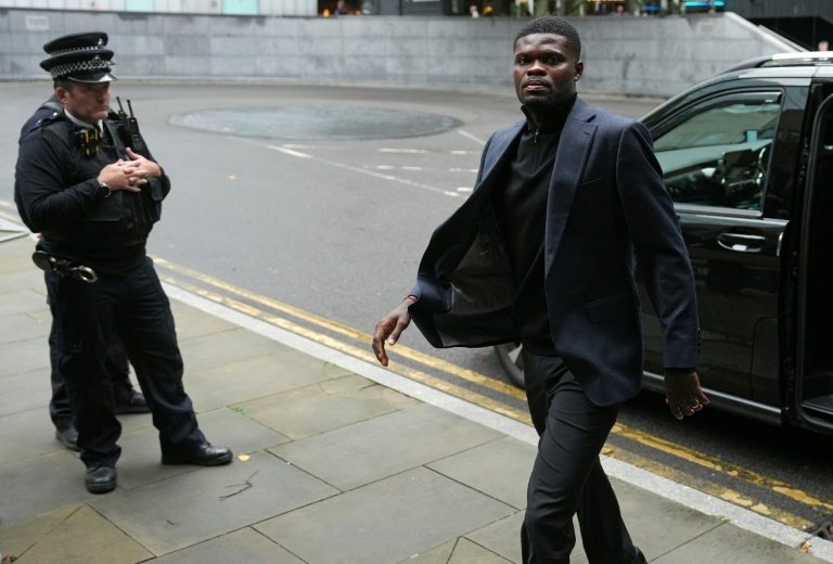 Thomas Partey was charged four days after leaving Arsenal following the expiry of his contract. AFP