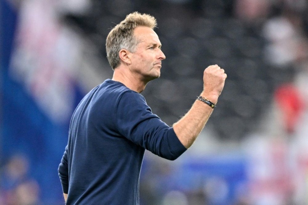 Denmark coach Kasper Hjulmand believes his side could have beaten England. AFP