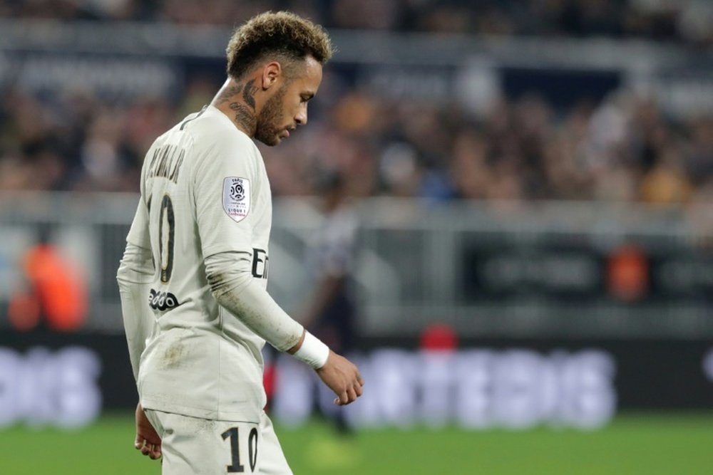 Neymar will miss the game with a groin problem. AFP