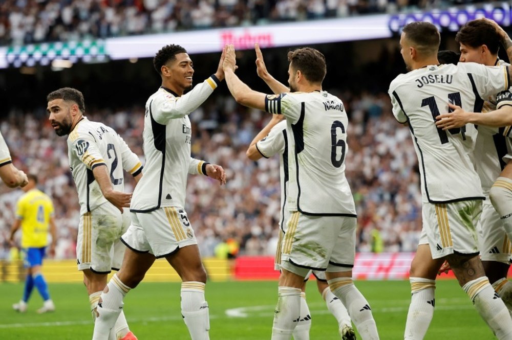 Los Blancos took another step towards securing the Spanish title. AFP