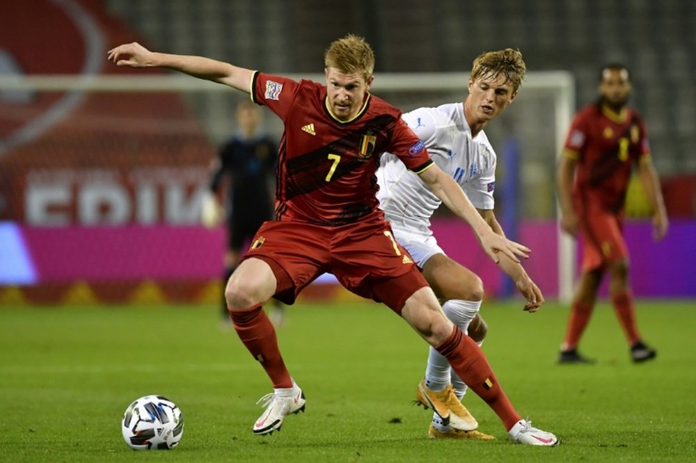 Kevin De Bruyne expects big things from England in upcoming major tournaments. AFP