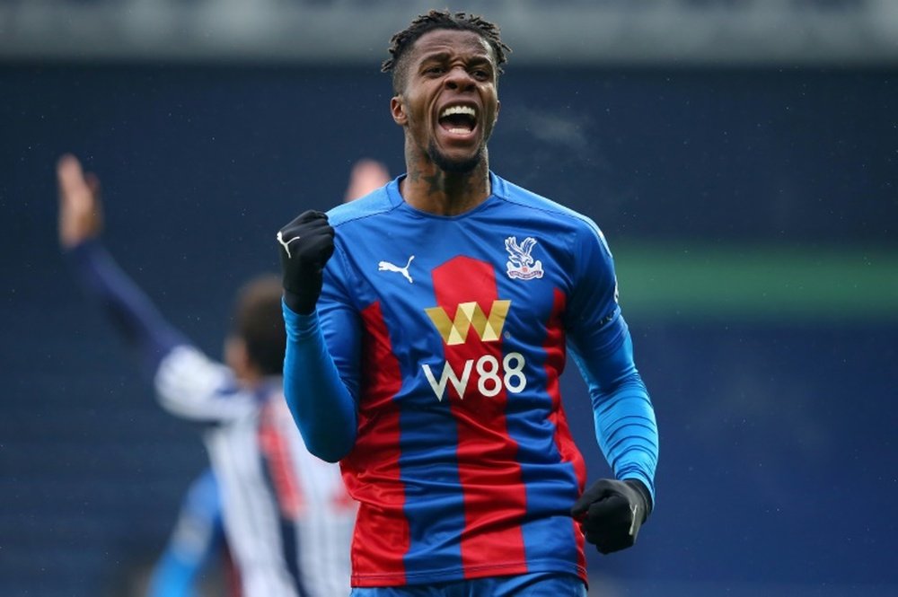 African players in Europe: Virus victim Zaha back with a bang. AFP