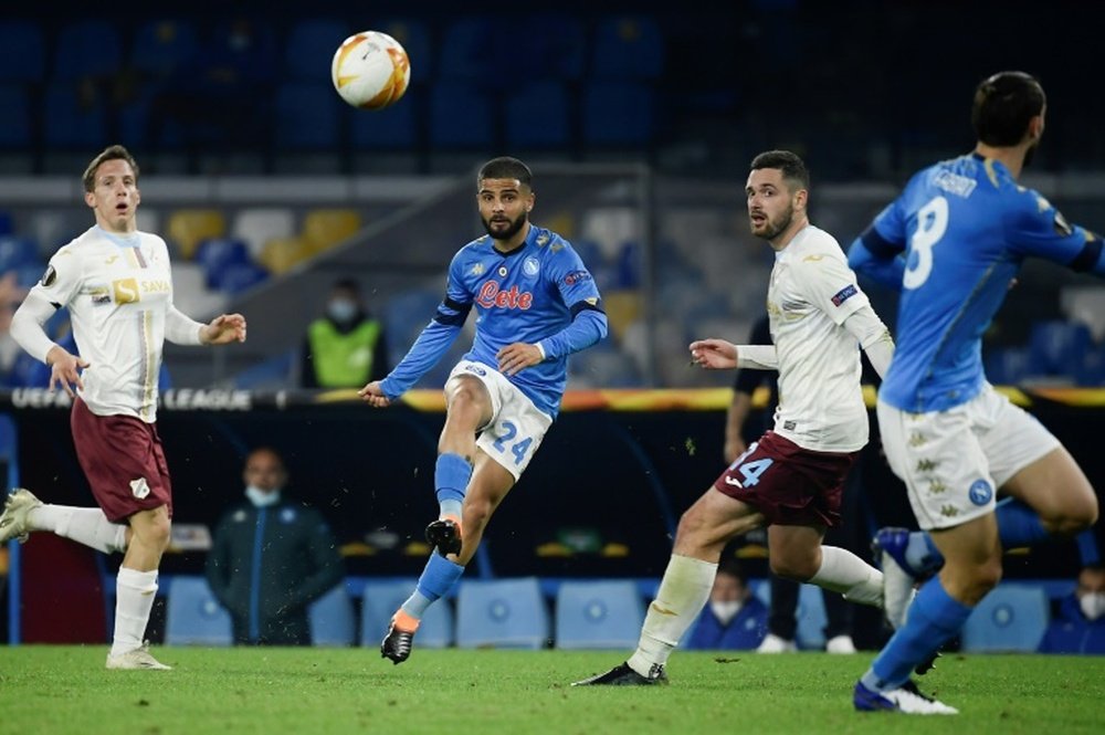 Napoli won 4-0. AFP