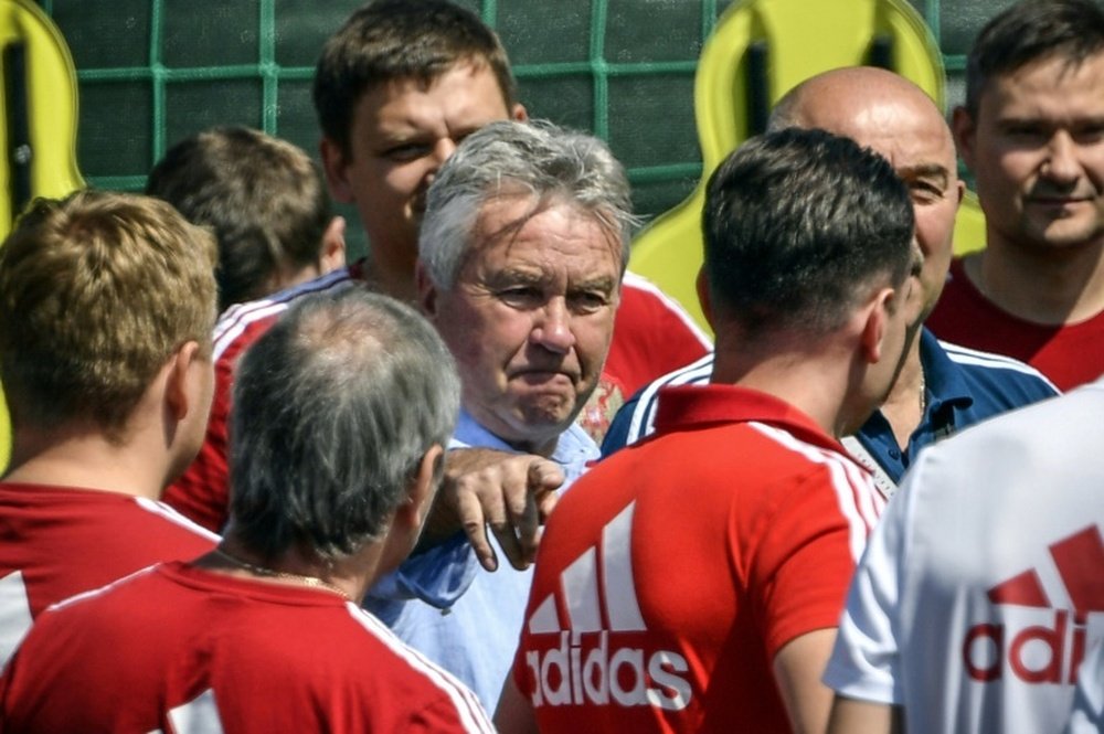 Hiddink is back in management. AFP