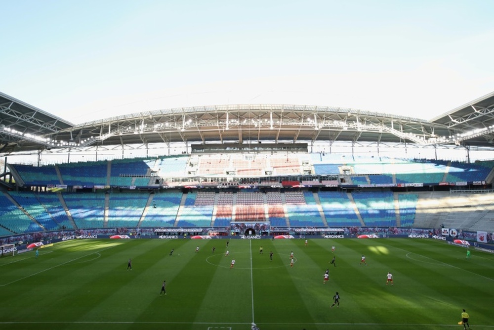 RB Leipzig must play forthcoming matches behind closed doors. AFP