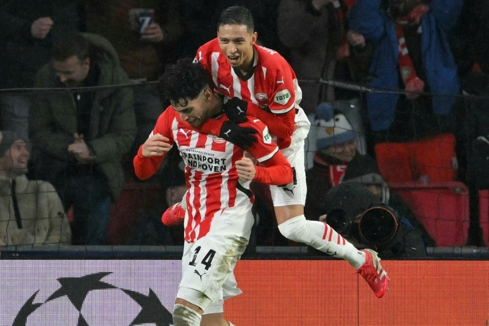 PSV got their first-ever victory against Liverpool. AFP