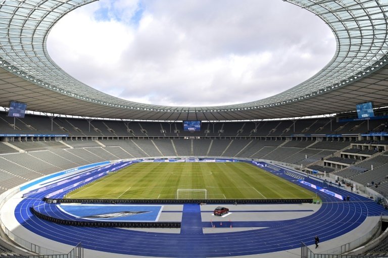 German Cup final to be held without fans again in Berlin. AFP