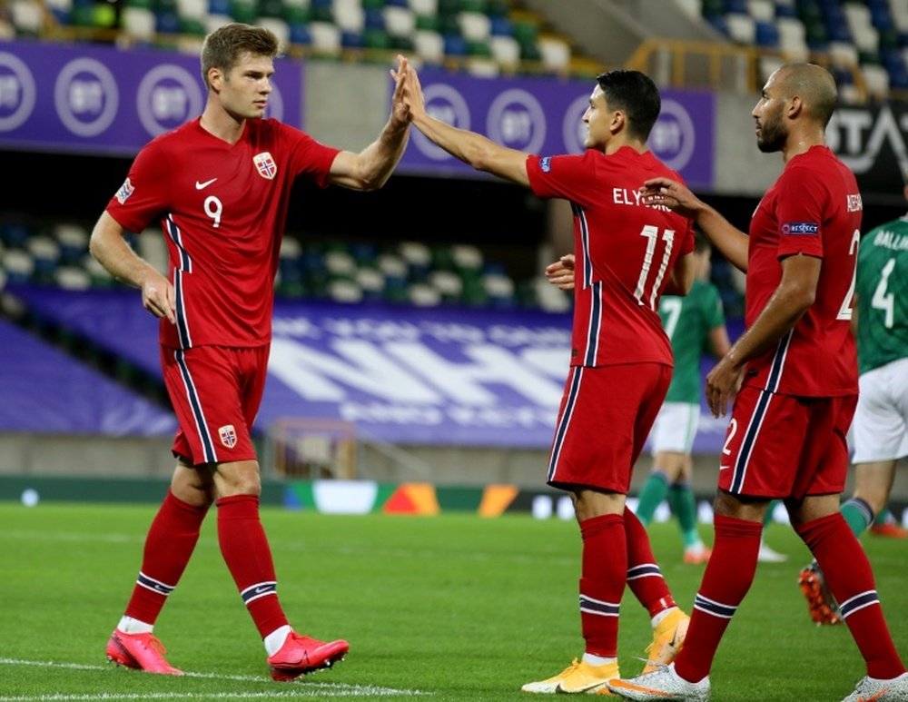 Sorloth has moved to RB Leipzig. AFP