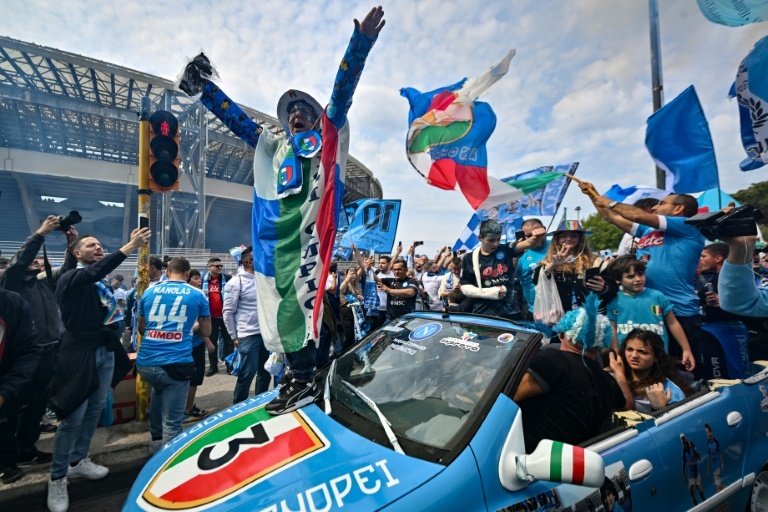 Napoli's wait for Scudetto could be on brink of ending. AFP
