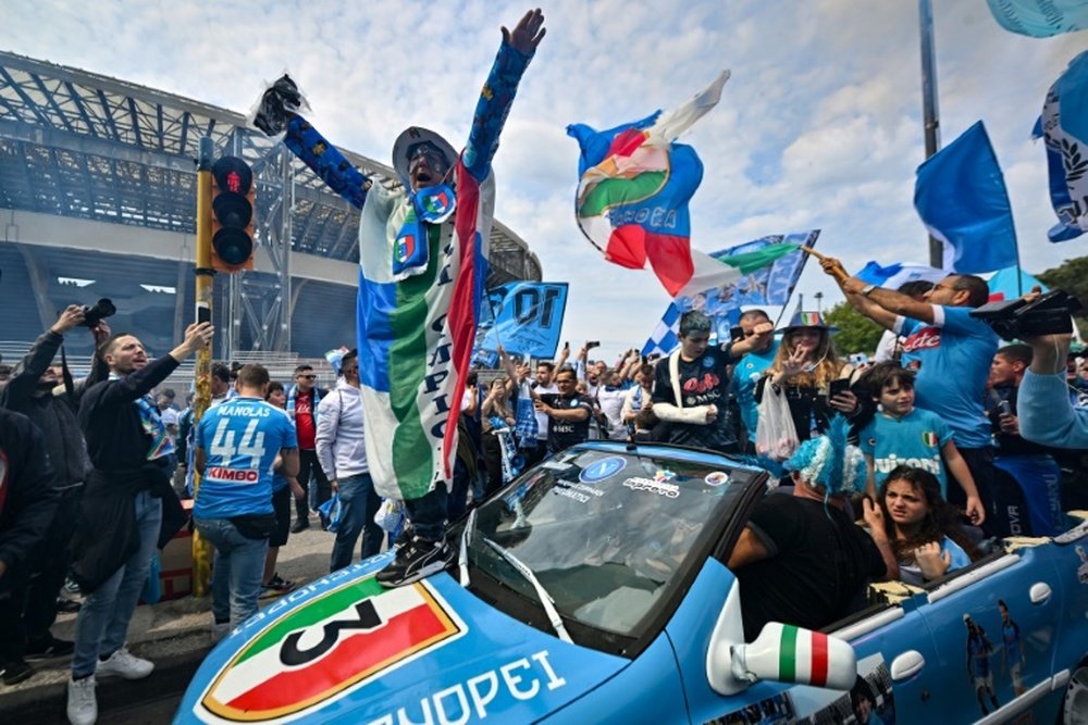 Napoli's wait for Scudetto could be on brink of ending. AFP
