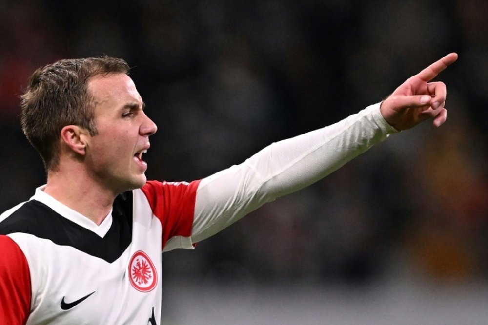 Mario Goetze has reinvented himself at Eintracht Frankfurt. AFP
