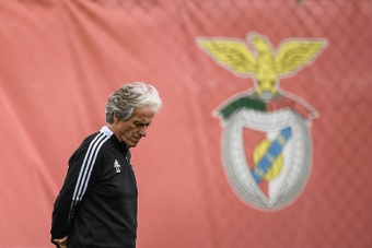 Benfica part company with coach Jorge Jesus. AFP