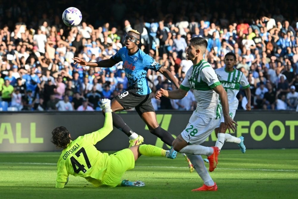 Napoli are six points clear at the top of Serie A. AFP