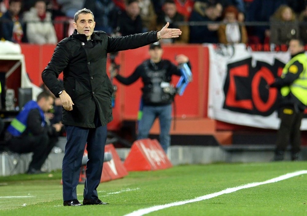 Valverde hoping to make up for defeat in the first leg of Copa del Rey quarter-final battle. AFP