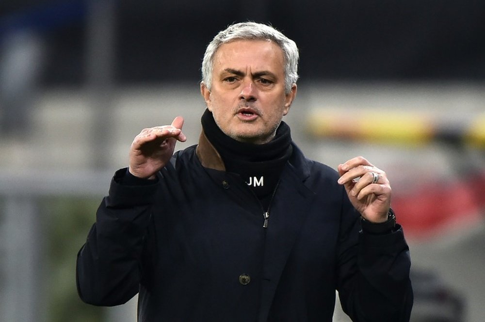 Spurs can still finish in top four, says Mourinho. AFP