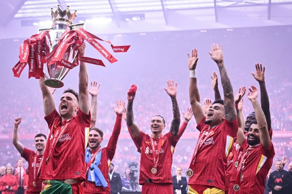 Liverpool are planning to strengthen after winning the Premier League title. AFP