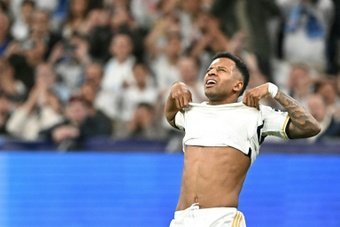 Rodrygo may have hit a new purple patch at a crucial moment. AFP