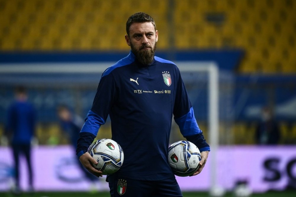 De Rossi hospitalised with Covid after outbreak in Italy squad. AFP