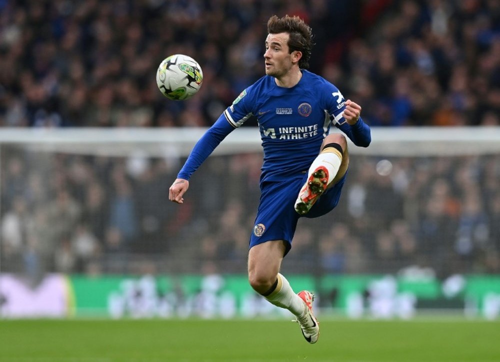 Chelsea defender Ben Chilwell has played just 45 minutes this campaign. AFP