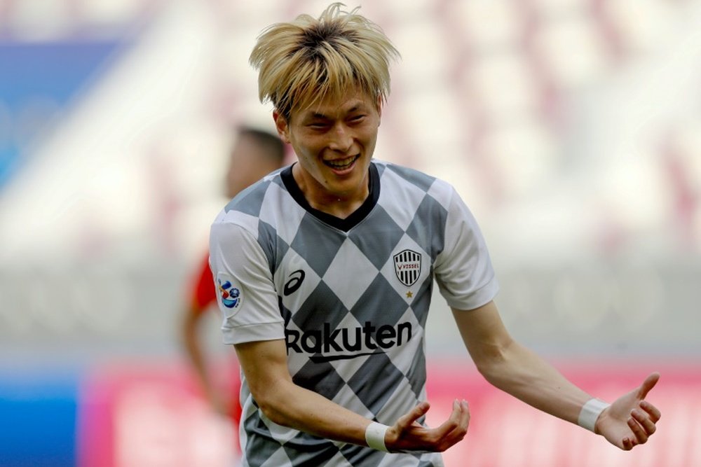 Ange Postecoglou says Kyogo Furuhashi is raring to go for Thursday. AFP