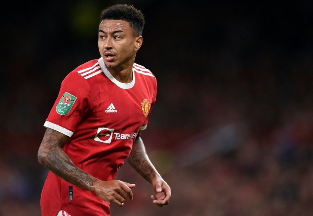 Jesse Lingard has rarely featured for Manchester United this season. AFP