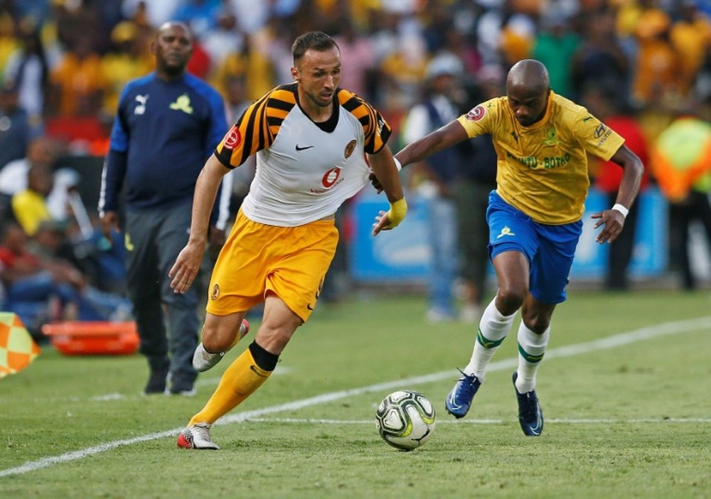 The South African Premier League is set to resume in July. AFP