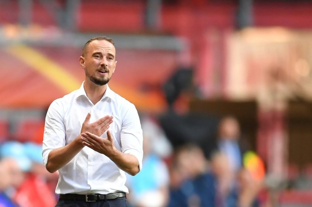 Mark Sampson has been appointed caretaker manager of Stevenage. AFP