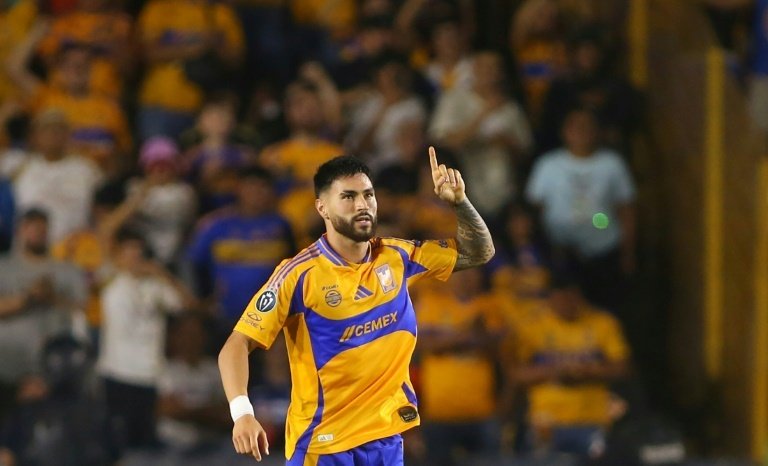 Purata gave Tigres UANL a 1-1 draw at home to Cruz Azul. AFP