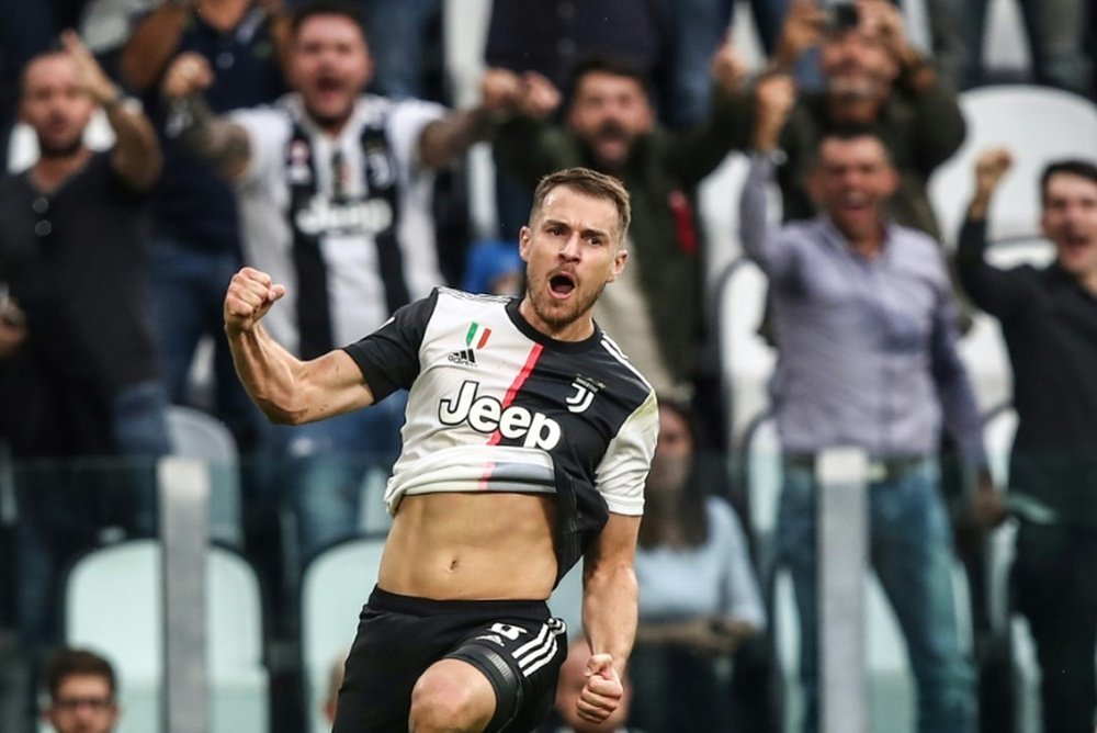 Ramsey, Ronaldo put Juventus top in Serie A. AFP