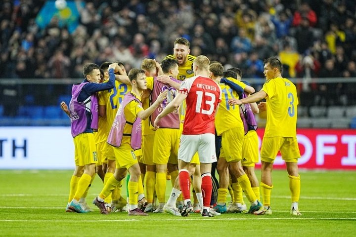 Kazakhstan comeback hands Denmark shock Euro 2024 qualifying defeat