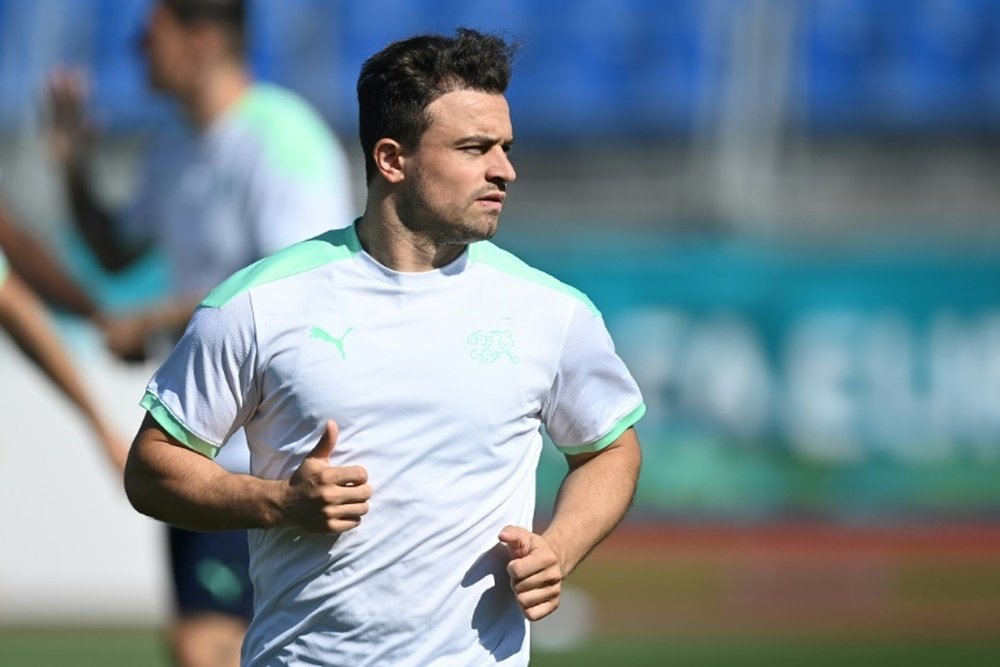 Lyon have signed Xherdan Shaqiri from Liverpool. AFP