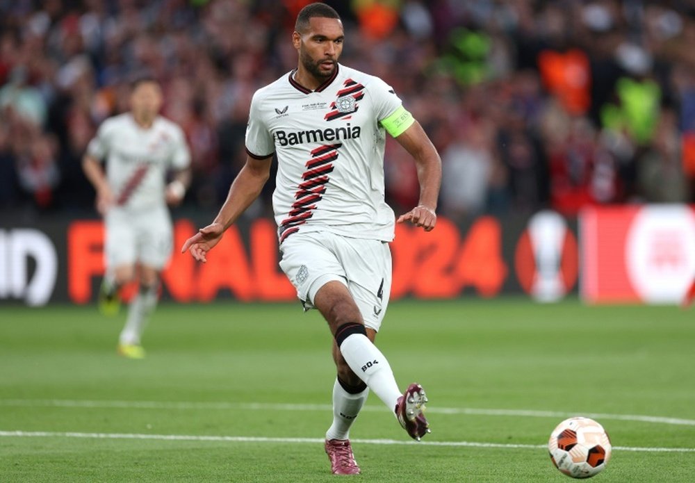 Leverkusen captain Jonathan Tah backed his team to bounce back after Europa League final loss. AFP