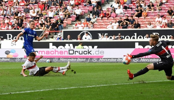 Teenager Wirtz inspires 10-man Leverkusen to win at Stuttgart