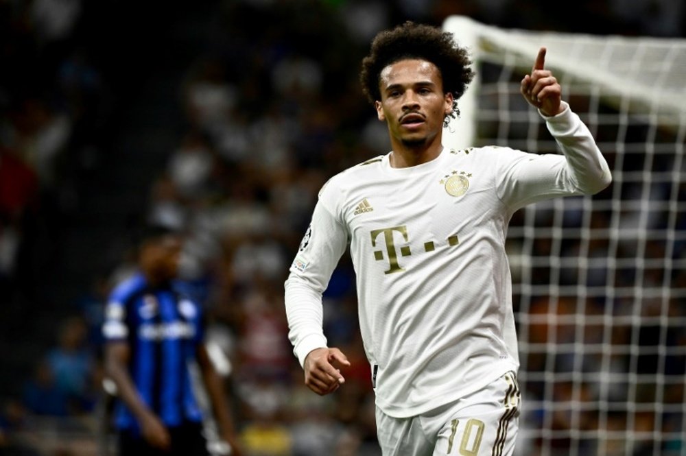 Leroy Sane scored as Bayern won 0-2 at Inter. AFP